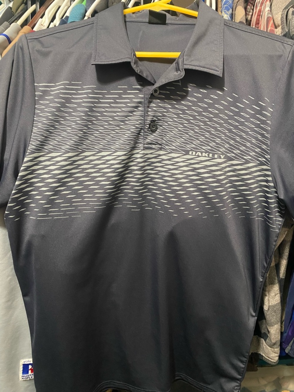 Oakley Men's Grey Polo